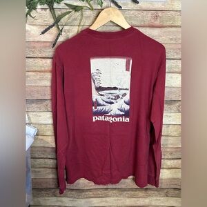 Patagonia Long Sleeve Organic Cotton Shirt Men’s Size Medium